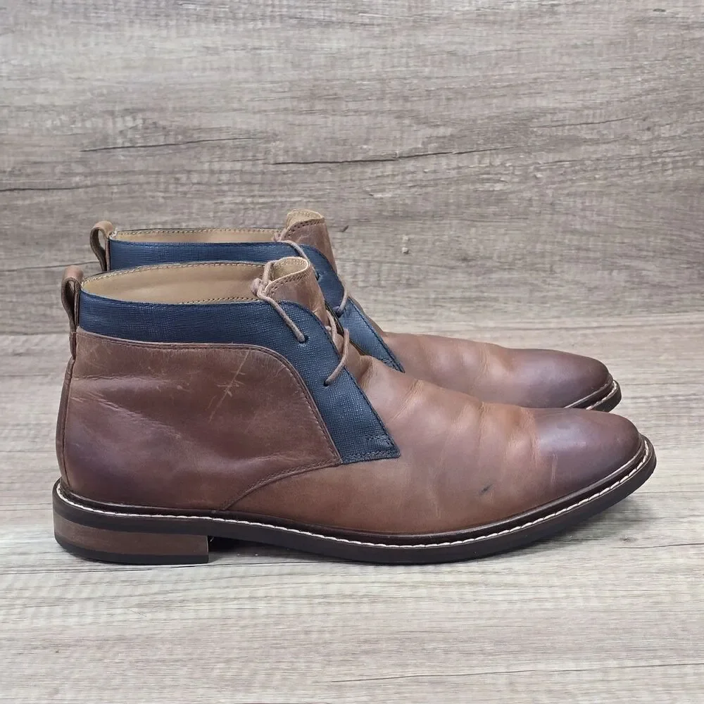 Cole Haan Graydon Men's Size 9M Brown Leather Chukka Boots (C24141)